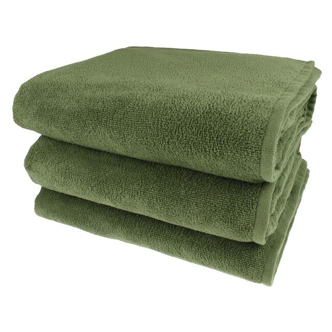Massage handdoek 80x195 emerald groen