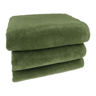 Massage handdoek 80x195 emerald groen