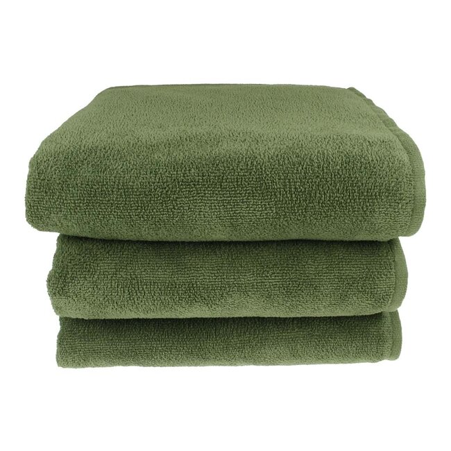 Massage handdoek 80x195 emerald groen