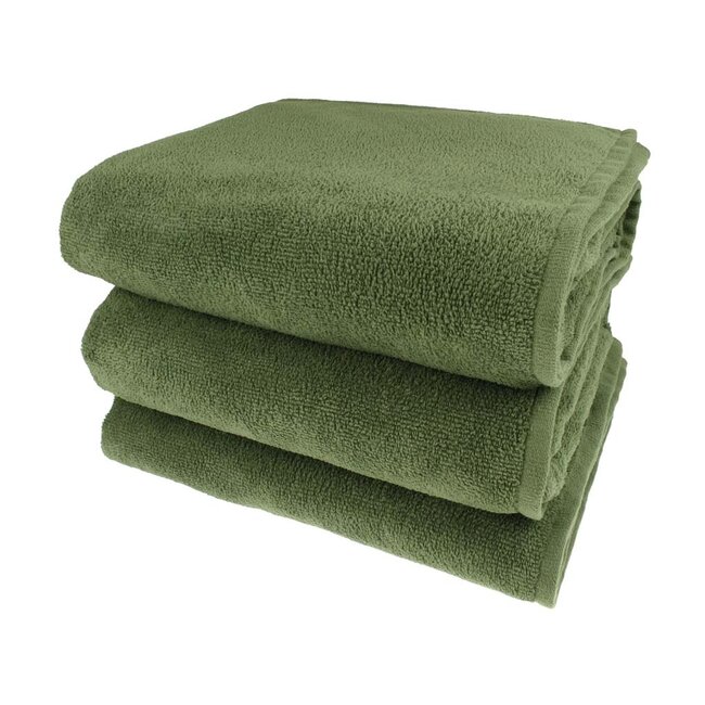 Massage handdoek 80x195 emerald groen