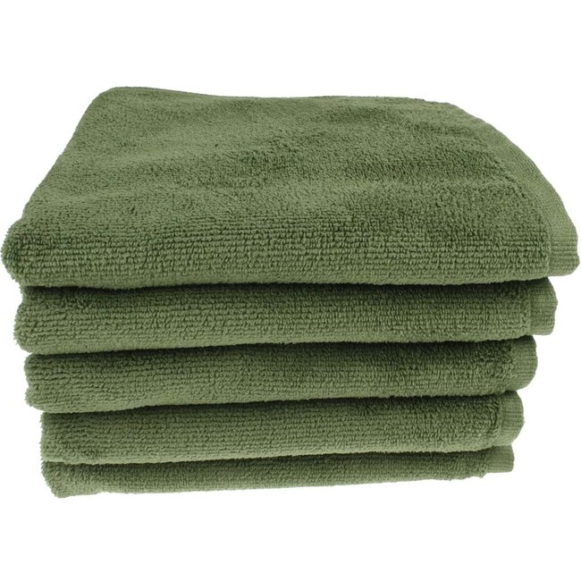 Microvezel handdoek emerald groen