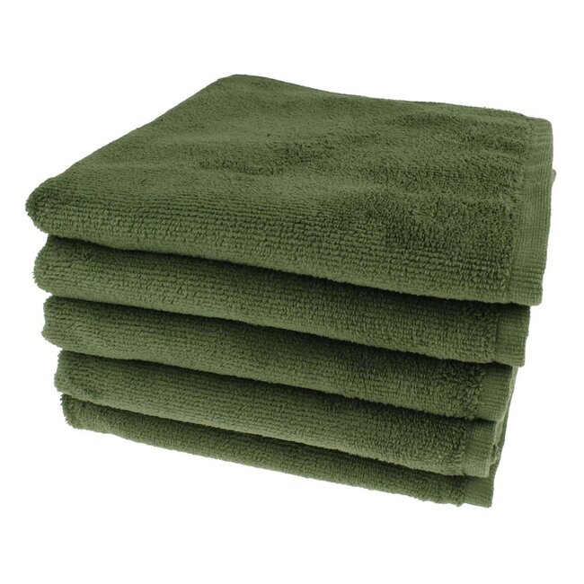 Microvezel handdoek emerald groen