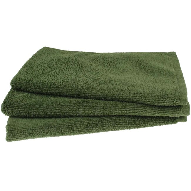 Microvezel gastendoekjes emerald groen