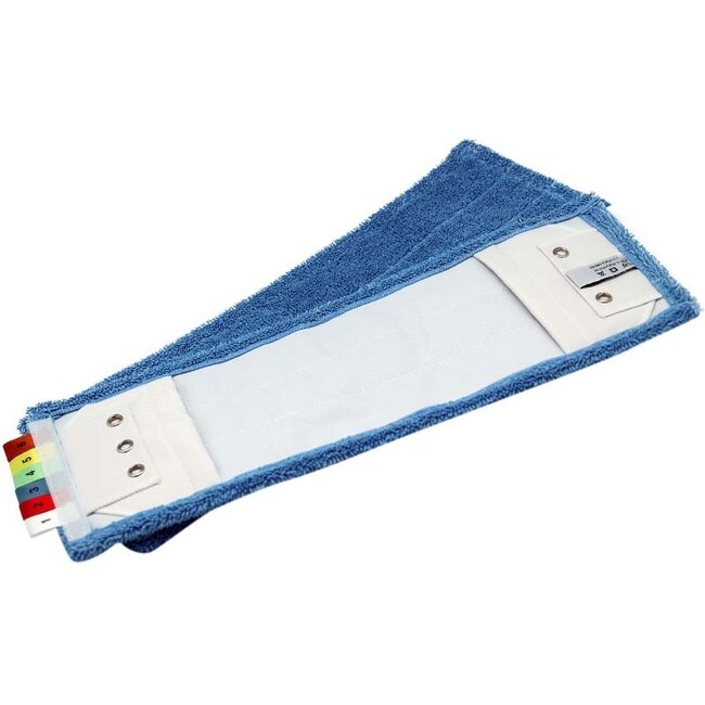 Vlakmop met pockets en 3 rings flappen