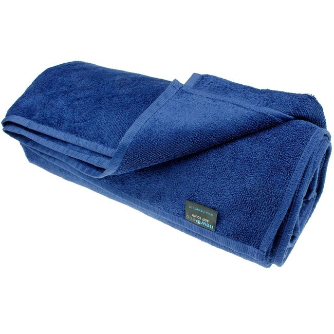 Massage handdoek xxxl 160x220 cm marineblauw
