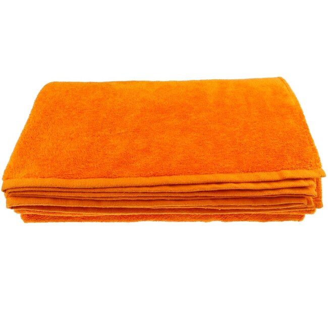 Massage handdoek xxxl 160x220 cm oranje