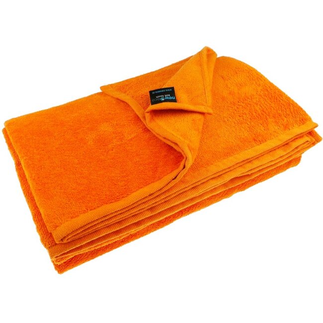 Massage handdoek xxxl 160x220 cm oranje