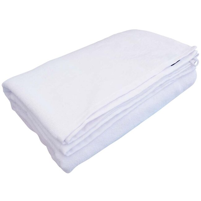 Massage handdoek xxxl 160x220 cm wit