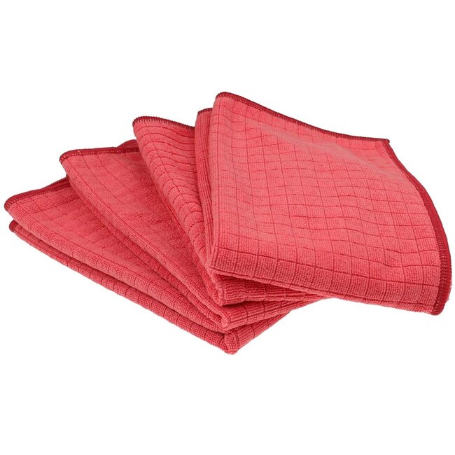 Microvezeldoek block-tex rood