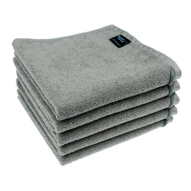 Microvezel handdoek grijs