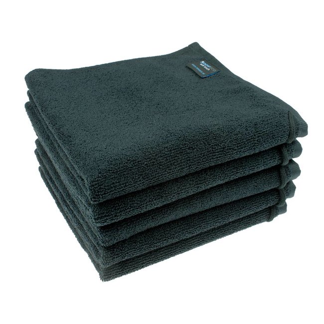 Microvezel handdoek zwart