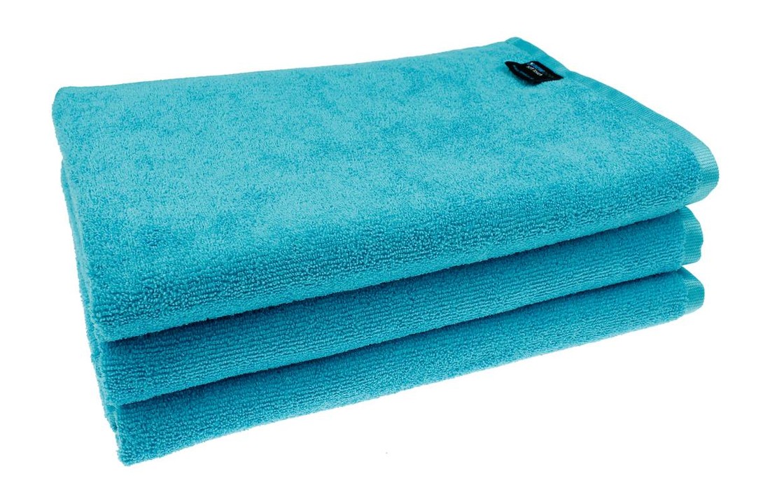 Microvezel douchelaken turquoise 70x140 cm