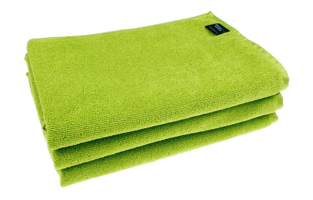 Microvezel douchelaken appelgroen 70x140 cm