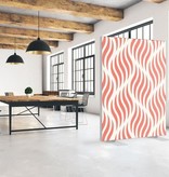 Akustik Raumteiler mit Design "Fabric" - Farben anpassbar