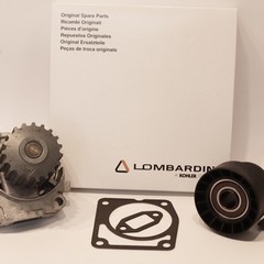 Lombardini KIT Wasserpumpe+Zahnriemen+Spanrolle  Lombardini LDW1204-1404 Motor