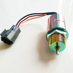 Mitsubishi Motorabsteller Absteller  Solenoid 12.Volt  für Mitsubishi Motor L2E L3E S3L S4L S3L2 S4L2 K4N