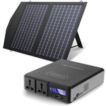 ALLPOWERS  Tragbarer Generator Powerstation 154Wh / 41600mAh Solar Generator mit 60W faltbarem Solarpanel-Notstromversorgungs-Lithium-Batteriepack