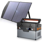 ALLPOWERS SET ALLPOWERS Tragbarer Generator 606Wh / 164000mAh Solar Generator  mit faltbarem 1x100W Solarpanel-Notstromversorgungs-Lithium-Batteriepack