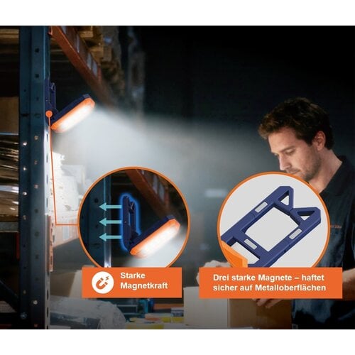 Coming Technology / ATX MagClip Licht X3 – Magnetische LED-Arbeitsleuchte mit Clip. Angebotserstellung