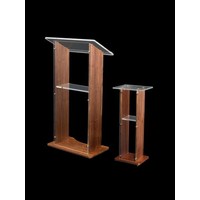 Esmeralda - Wanted wooden/acrylic lectern, Walnut, ash, oak colors