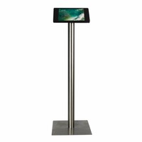 iPad 10.5" Floor stand Fino - black or white cassette with stainless steel base, met lock included
