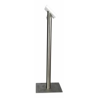 iPad 10.5" Floor stand Fino - black or white cassette with stainless steel base, met lock included