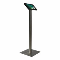 iPad 10.5" Floor stand Fino - black or white cassette with stainless steel base, met lock included