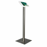 iPad 10.5" Floor stand Fino - black or white cassette with stainless steel base, met lock included