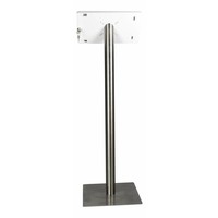 Soporte para Apple Pro 12.9 Fino, carcasa en acrílico blanco, base en acero