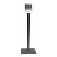 Soporte para Apple Pro 12.9 Fino, carcasa en acrílico blanco, base en acero