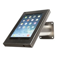 Soporte para tablets pared / escritorio, Securo 7-8" acabado acero inoxidable