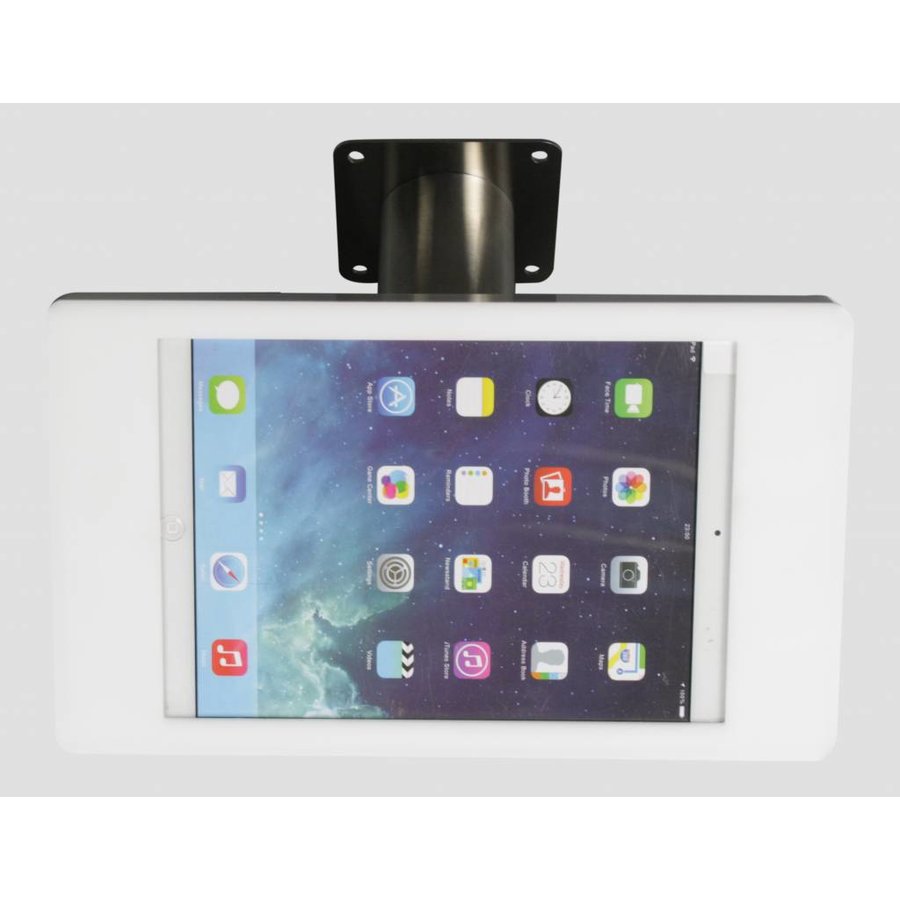 Ipad Mini Wall Or Desk Mount Fino White Stainless Steel Exhibishop