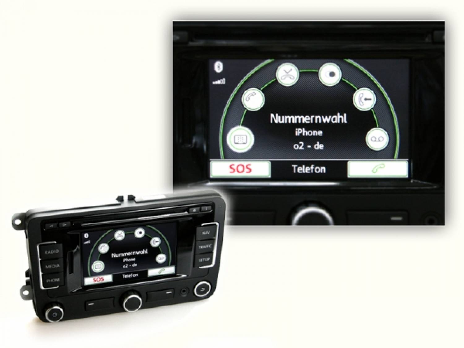 FISCON carkit - VW RNS315 "Bluetooth only" - Parrot-Carkit.nl