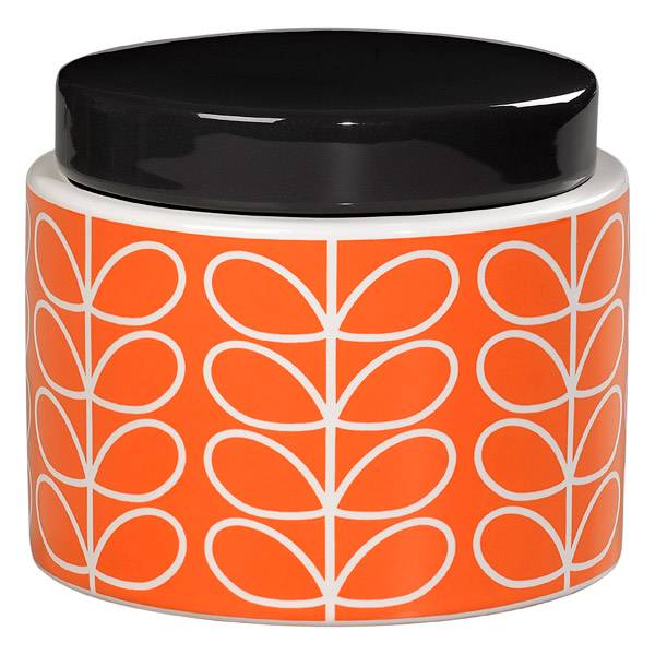 Orla Kiely Storage Jar Linear Stem Design Fabrix