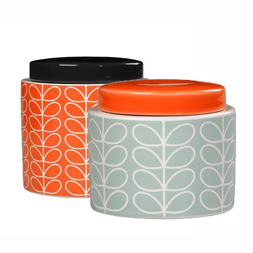 Orla Kiely Storage Jar Linear Stem Design Fabrix