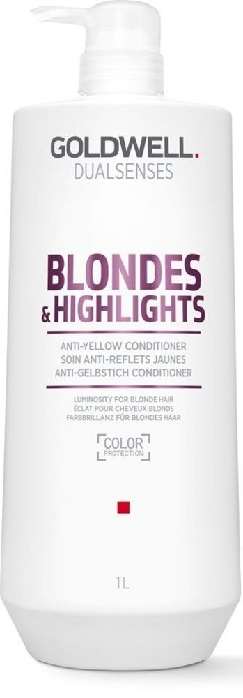 Goldwell Dualsenses Blondes and Highlights Anti-Yellow Conditioner 1000ml Goldwell Dualsenses Blondes and Highlights Anti-Yellow Conditioner 1000ml