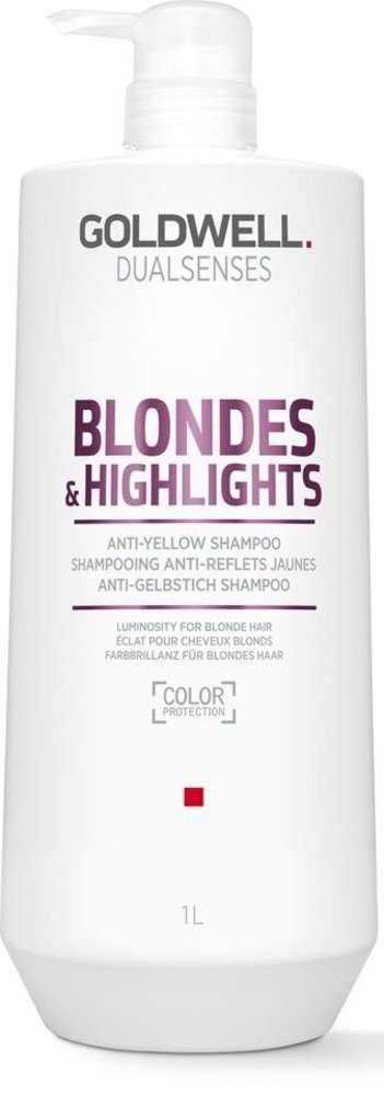 Goldwell Dualsenses Blondes and Highlights Anti-Yellow Shampoo 1000ml Goldwell Dualsenses Blondes and Highlights Anti-Yellow Shampoo 1000ml