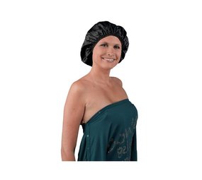 Sibel Permanent Muts PVC Zwart met Elastiek Sibel Permanent Muts PVC Zwart met Elastiek