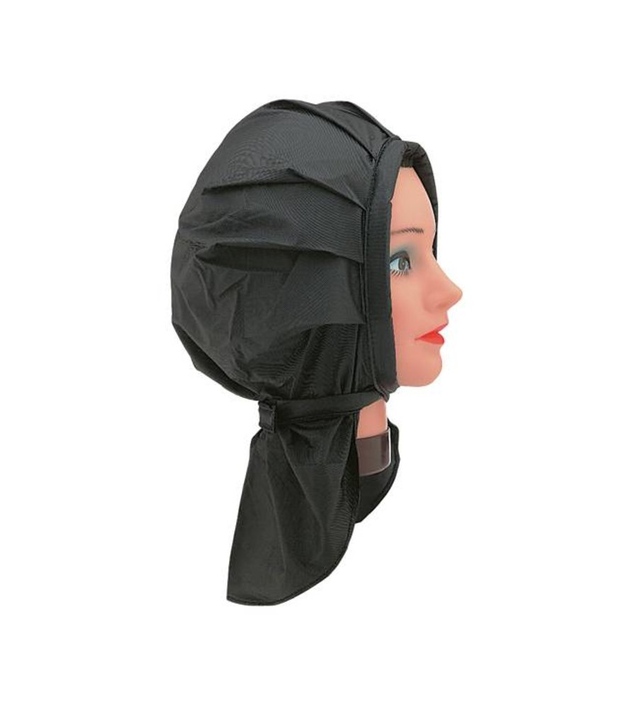 Sibel Permanent Muts PVC Zwart met Klittenband Sibel Permanent Muts PVC Zwart met Klittenband