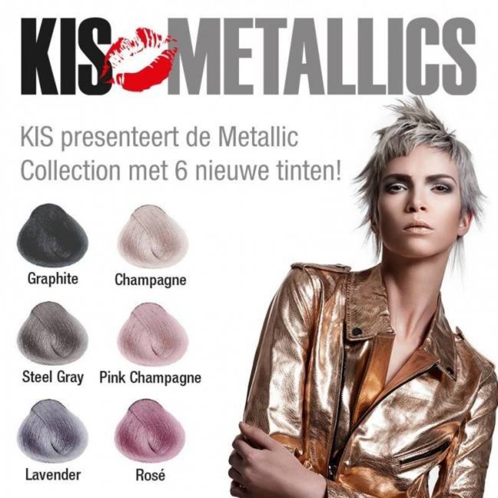 KIS  Keracream Metallics 100ml KIS  Keracream Metallics 100ml