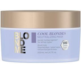 Schwarzkopf  BlondME Cool Blondes Neutralizing Mask 200ml Schwarzkopf  BlondME Cool Blondes Neutralizing Mask 200ml