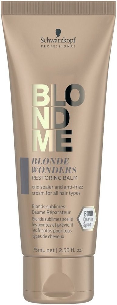 Schwarzkopf BlondME Blonde Wonders Restoring Balm 75ml Schwarzkopf BlondME Blonde Wonders Restoring Balm 75ml