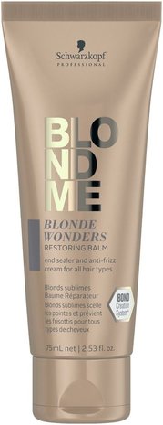 Schwarzkopf BlondME Blonde Wonders Restoring Balm 75ml Schwarzkopf BlondME Blonde Wonders Restoring Balm 75ml