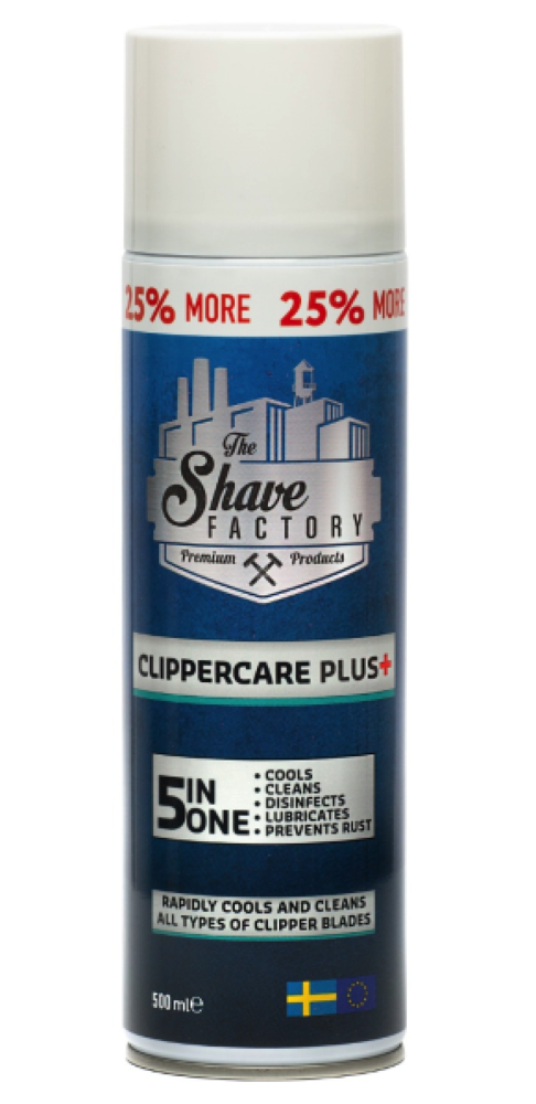 The Shave Factory CLIPPERCARE  PLUS  5 in One 500ml The Shave Factory CLIPPERCARE  PLUS  5 in One 500ml