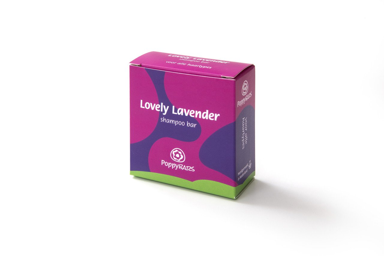 POPPYBARS Shampoo Bar Lovely Lavender 60gr POPPYBARS Shampoo Bar Lovely Lavender 60gr