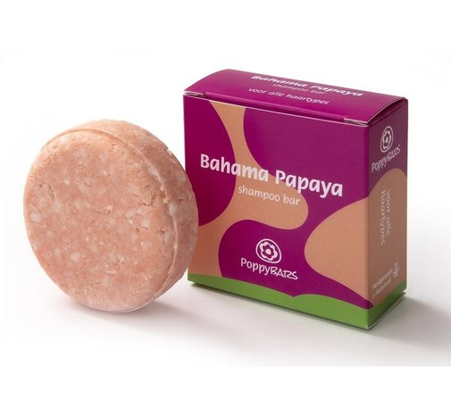 POPPYBARS Shampoo Bar Bahama Papaya 60gr POPPYBARS Shampoo Bar Bahama Papaya 60gr
