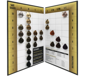 KIS  Safeshades Color Chart kleurenkaart KIS  Safeshades Color Chart kleurenkaart