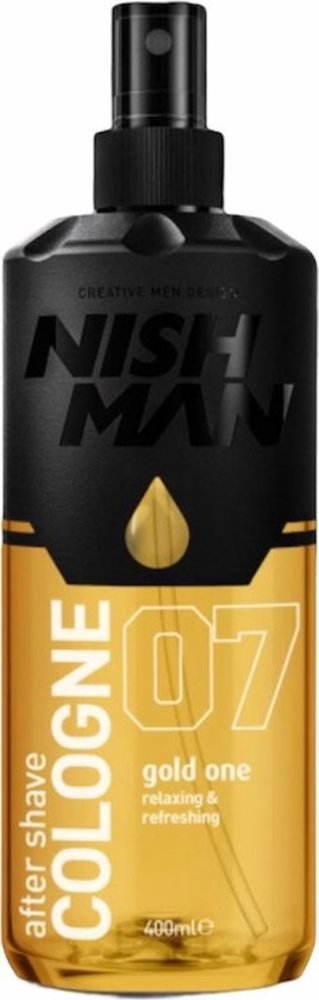 Nish Man After Shave Cologne Gold One 400ml Nish Man After Shave Cologne Gold One 400ml