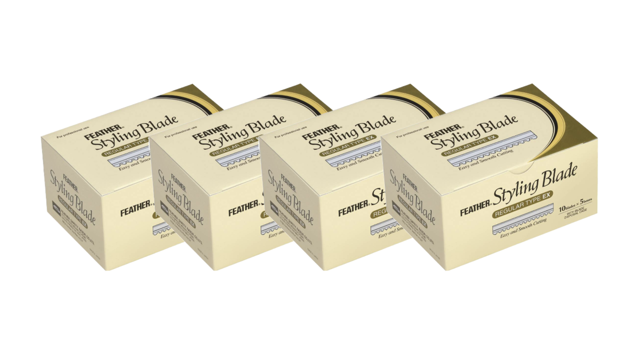 Feather  Styling Blades 5x10 Stuks - 4 Dozen Feather  Styling Blades 5x10 Stuks - 4 Dozen