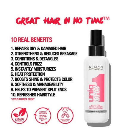 Uniq-One All In One Hair Treament Lotus 150ml Uniq-One All In One Hair Treament Lotus 150ml
